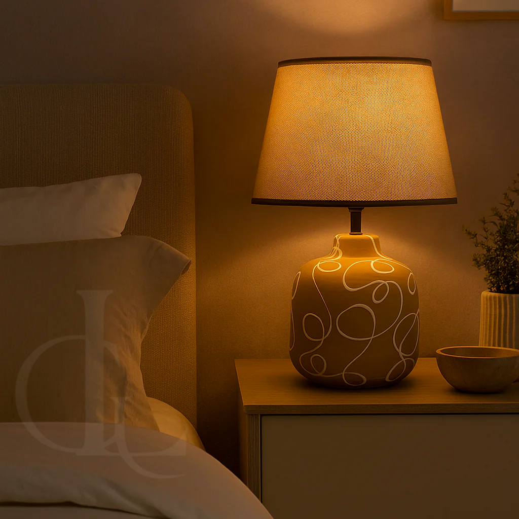 Earthern Loop Table Lamp